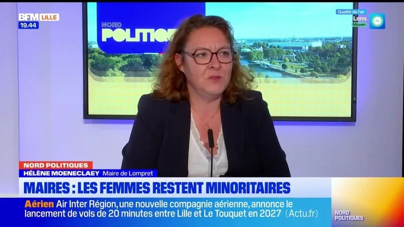 LA MAIRE DE LOMPRET, HÉLÈNE MOENECLAEY, APPELLE LES FEMMES À S’ENGAGER EN POLITIQUE