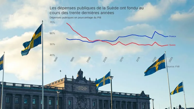 OUBLIEZ LE « MODÈLE SUÉDOIS » DE PROTECTION: LA SUÈDE A TAILLÉ DANS LES DÉPENSES SOCIALES, BAISSÉ LES IMPÔTS, PRIVATISÉ DES ÉCOLES ET « SURCLASSE LA FRANCE » AVEC UN PIB PAR HABITANT BIEN PLUS ÉLEVÉ (MAIS UN PEU PLUS D’INÉGALITÉS QU’AVANT)
