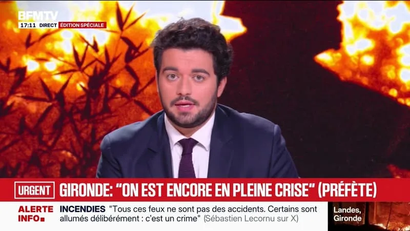ÉDITION SPÉCIALE – GIRONDE : LA COURSE CONTRE LA MONTRE POUR LES POMPIERS – 27/07