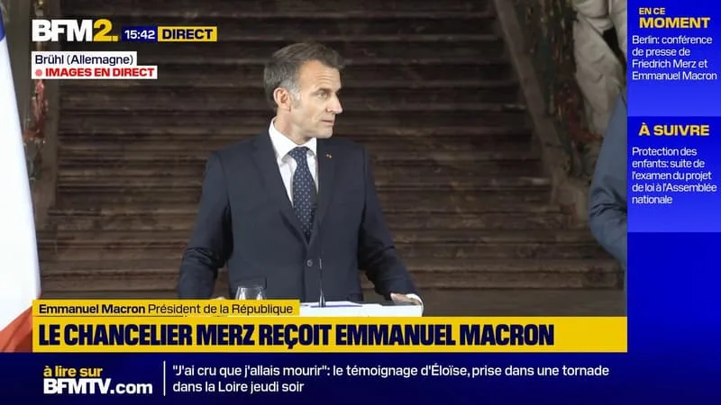 FRANCE/ALLEMAGNE: L’OBJECTIF DE LA DISSUASION AVANCÉE « EN AUCUN CAS NE VISE UN CO-FINANCEMENT DU NUCLÉAIRE FRANÇAIS », DÉCLARE EMMANUEL MACRON