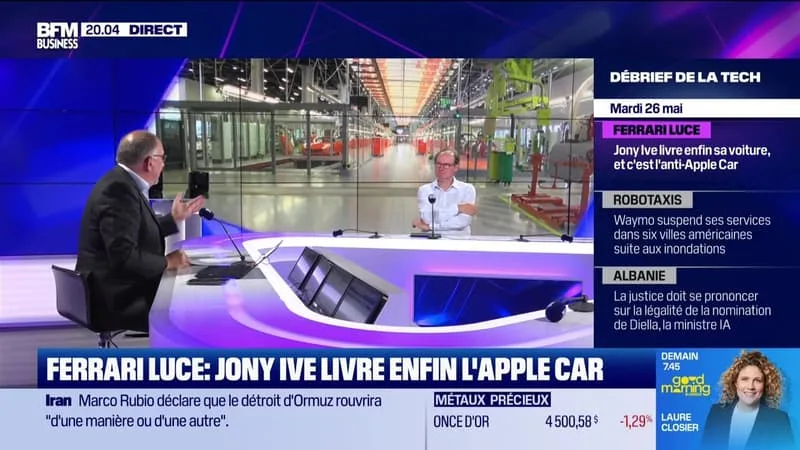 FERRARI LUCE : JONY IVE LIVRE ENFIN L’APPLE CAR – 26/05