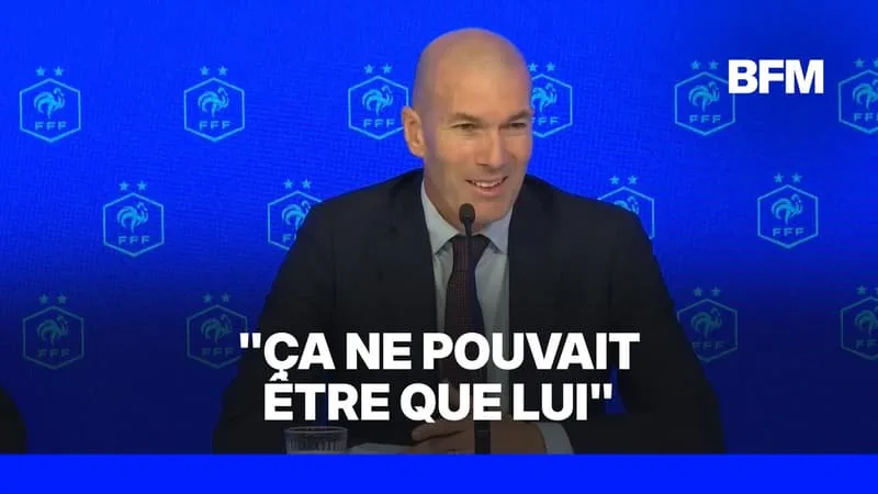 ZINÉDINE ZIDANE DÉSIGNÉ NOUVEAU SÉLECTIONNEUR DE L’ÉQUIPE DE FRANCE DE FOOTBALL
