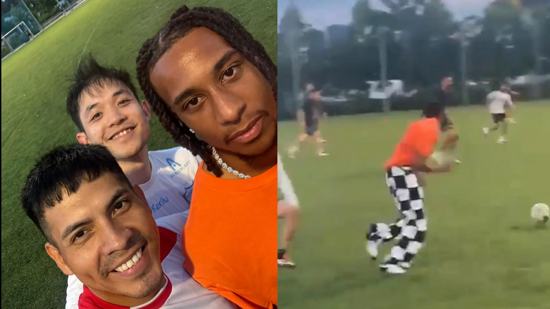 APRÈS LE MONDIAL, MICHAEL OLISE S’INCRUSTE DANS UN MATCH DE FOOT ENTRE AMIS À NEW YORK
