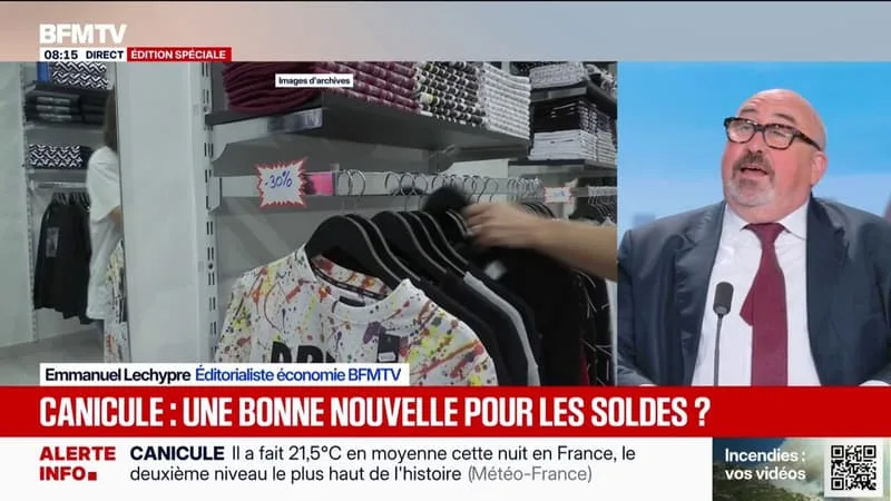 CANICULE: UNE BONNE NOUVELLE POUR LES SOLDES QUI DÉBUTENT CE MERCREDI ?