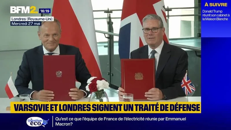 KEIR STARMER ET DONALD TUSK SIGNENT UN TRAITÉ DE SÉCURITÉ FACE AU « DÉFI DE L’AGRESSION RUSSE »