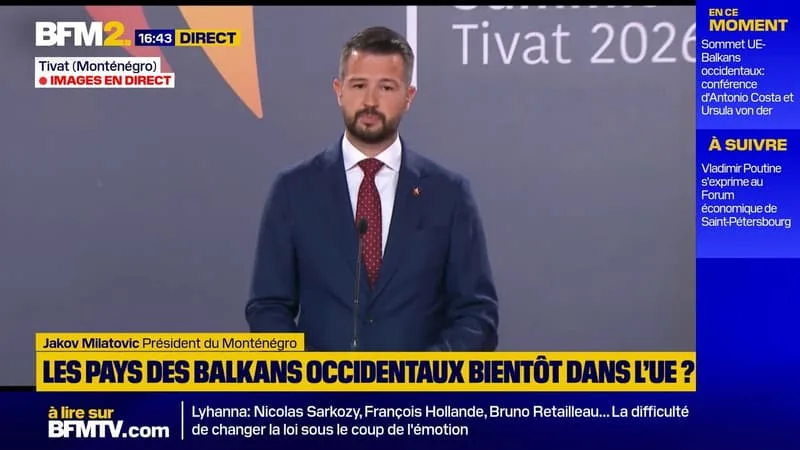 ADHÉSION À L’UNION EUROPÉENNE : « UN PROJET D’UNITÉ NATIONALE », POUR LE PRÉSIDENT DU MONTÉNÉGRO
