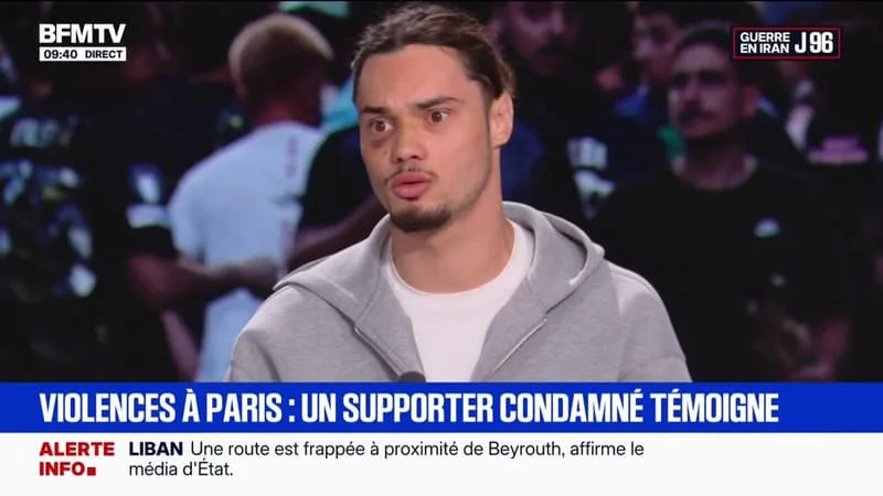 DÉBORDEMENTS APRÈS LE SACRE DU PSG: UN SUPPORTER CONDAMNÉ DÉNONCE DES « TABASSAGES » DE LA POLICE ET UN « DÉFERLEMENT » D’INSULTES « RACISTES »