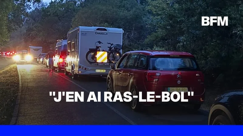 ROBIN DE BFM – DES CENTAINES D’ÉVACUÉS SONT BLOQUÉS DEPUIS PLUSIEURS HEURES SUR LES ROUTES