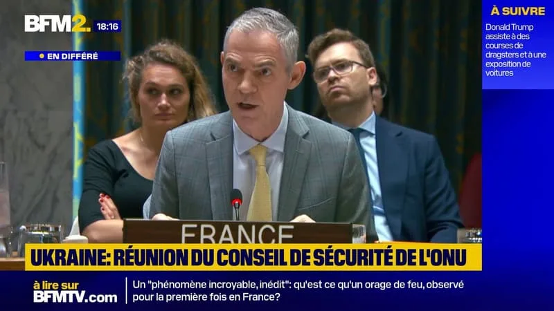 À L’ONU, LA FRANCE ACCUSE MOSCOU D’ACCROÎTRE « SA POLITIQUE D’ATTAQUES AÉRIENNES MASSIVES SUR LES GRANDES VILLES UKRAINIENNES »