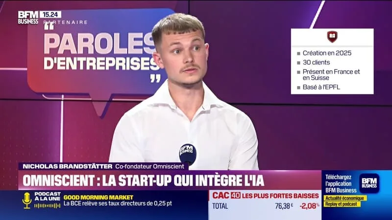 NICHOLAS BRANDSTATTER (OMNISCIENT) : LA START-UP QUI INTÈGRE L’IA – 13/06
