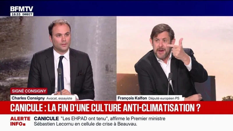 CANICULE: « QUAND VOUS AVEZ DES PARLEMENTAIRES QUI PASSENT LEUR TEMPS À COUPER LES AIDES DE LA DÉCARBONATION, NOUS N’ALLONS PAS DANS LE BON SENS », ESTIME FRANÇOIS KALFON, DÉPUTÉ EUROPÉEN PS