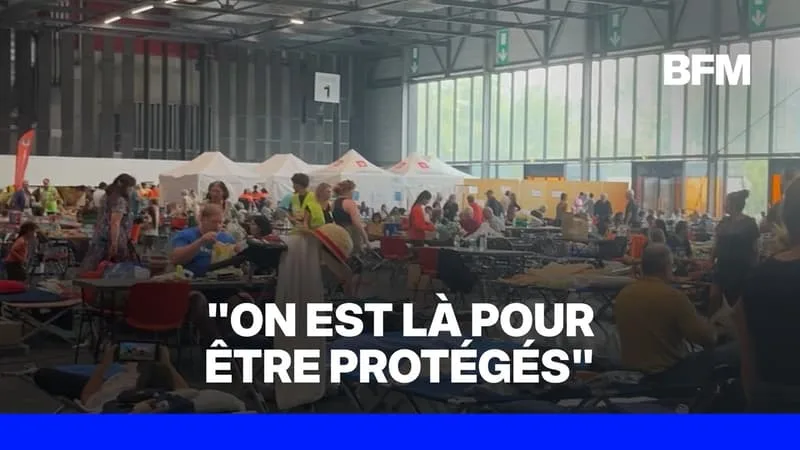 INCENDIE: DES MILLIERS DE PERSONNES ÉVACUÉES ONT TROUVÉ REFUGE AU PARC DES EXPOSITIONS DE BORDEAUX