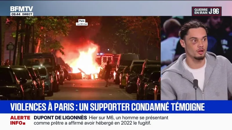 DÉBORDEMENTS APRÈS LE SACRE DU PSG: « JE NE LE FERAI PLUS », AFFIRME UN SUPPORTER CONDAMNÉ À 4 MOIS DE PRISON