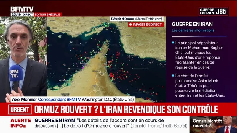 GUERRE AU MOYEN-ORIENT: L’IRAN VEUT GARDER LE CONTRÔLE DU DÉTROIT D’ORMUZ, MÊME EN CAS D’ACCORD