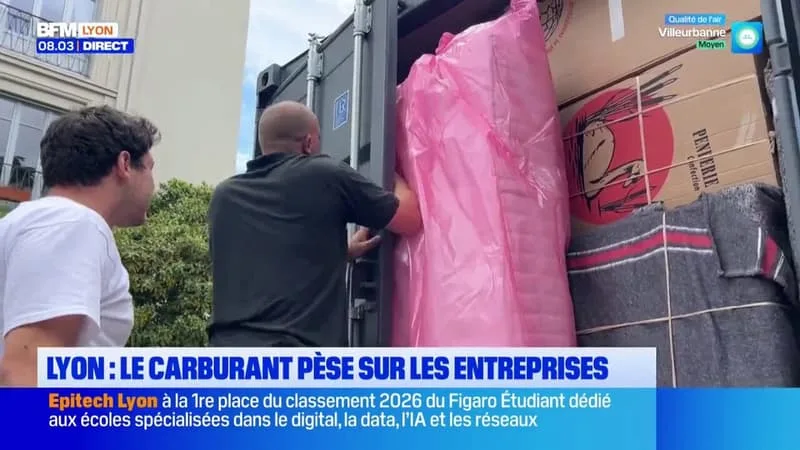 LYON : L’AUGMENTATION DU PRIX DE L’ESSENCE IMPACTE LES ENTREPRISES