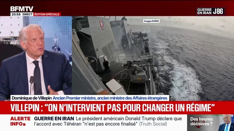 GUERRE EN IRAN : « LES IRANIENS SONT COMPLÈTEMENT EN BANQUEROUTE », EXPLIQUE DOMINIQUE DE VILLEPIN, ANCIEN PREMIER MINISTRE