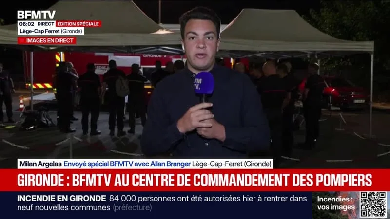 GIRONDE: DES CONDITIONS MÉTÉOROLOGIQUES PLUS FAVORABLES DURANT LA NUIT