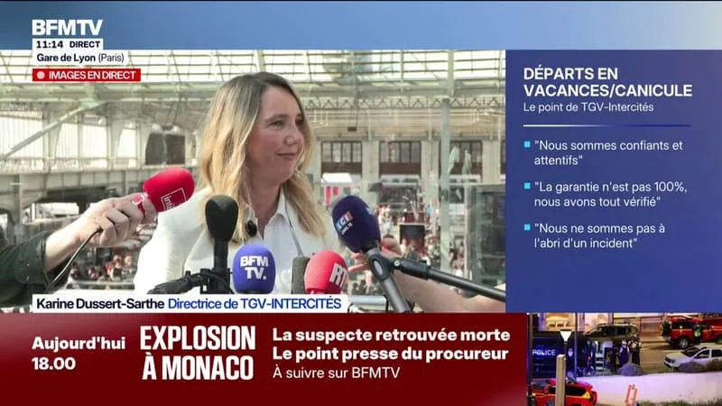 SNCF: 1,9 MILLION DE PASSAGERS ATTENDUS DANS 3.700 TGV, « AUCUNE ANNULATION PRÉVUE » CE WEEK-END