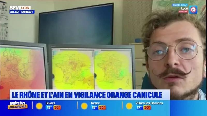 CORENTIN PERROT, PRÉVISIONNISTE MÉTÉO MÉDIA CHEZ MÉTÉO FRANCE, EST L’INVITÉ DE BONJOUR LYON
