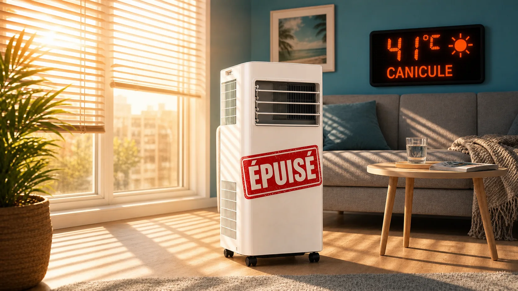 CANICULE : LES CLIMATISEURS MOBILES DISPARAISSENT PARTOUT, MAIS CES 5 MODÈLES SONT ENCORE DISPONIBLES CHEZ AMAZON