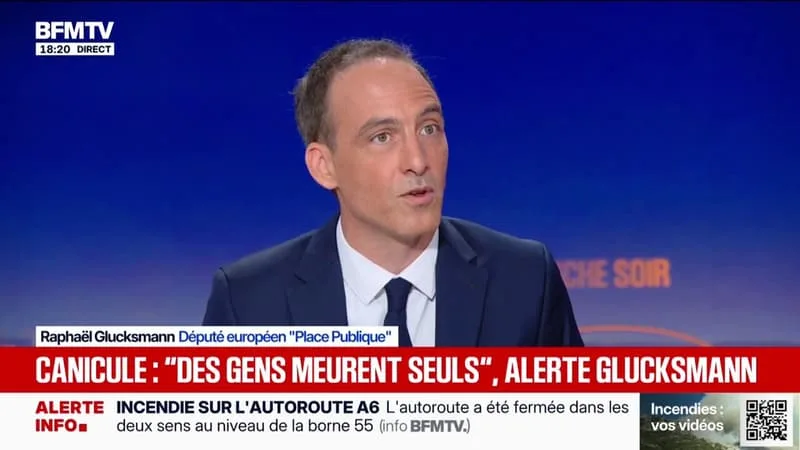 RAPHAËL GLUCKSMANN PROPOSE DE « RÉQUISITIONNER LES IMMEUBLES DE BUREAUX CLIMATISÉS QUI SERONT VIDES » POUR Y METTRE « LES HABITANTS LES PLUS VULNÉRABLES »