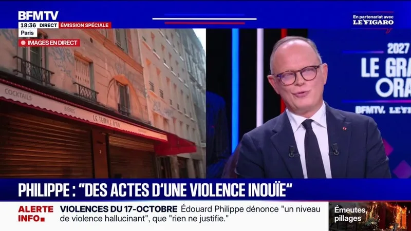 17-OCTOBRE: « CE QUI EST EN CAUSE, C’EST LA DÉMOCRATIE », DÉTAILLE ÉDOUARD PHILIPPE, CANDIDAT HORIZONS À LA PRÉSIDENTIELLE