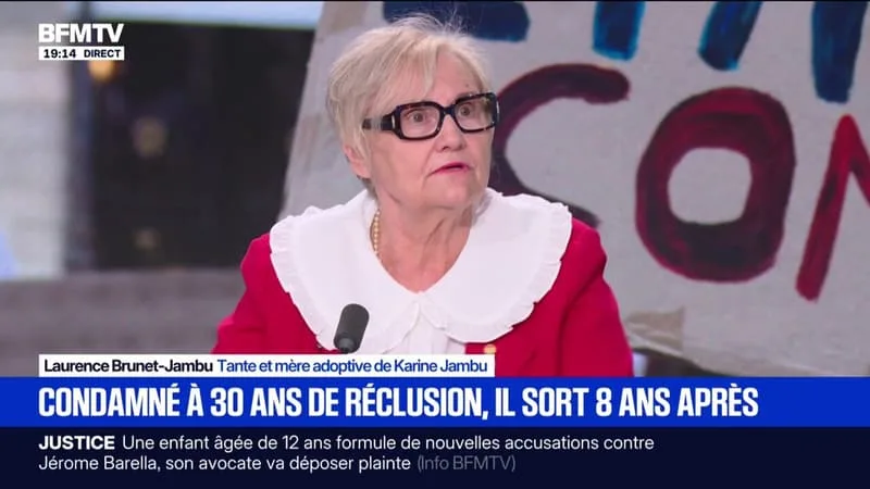 LAURENCE BRUNET-JAMBU RÉAGIT À LA LIBÉRATION DU VIOLEUR DE SA FILLE ADOPTIVE, KARINE