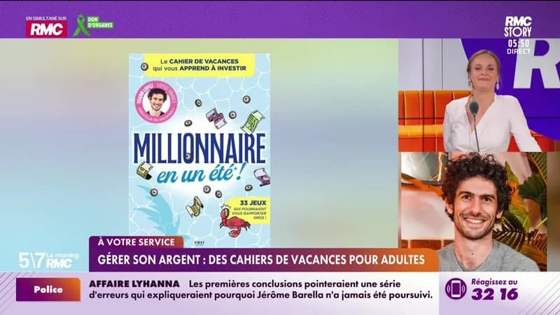 YOANN LOPEZ À VOTRE SERVICE : GÉRER SON ARGENT, DES CAHIERS DE VACANCES POUR ADULTES – 22/06