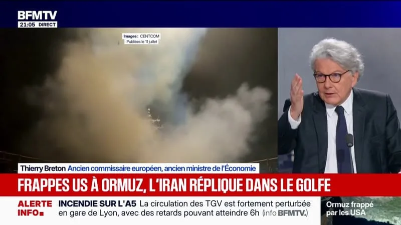 GUERRE AU MOYEN-ORIENT: « IL NE FAUT PAS CROIRE QUE CETTE GUERRE VA REDÉMARRER », ESTIME THIERRY BRETON, ANCIEN COMMISSAIRE EUROPÉEN