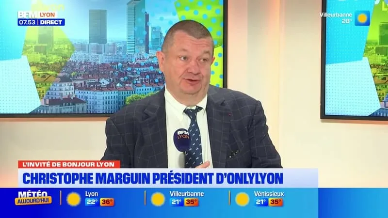 CHRISTOPHE MARGUIN, PRÉSIDENT D’ONLYLYON, ÉTAIT L’INVITÉ DE « BONJOUR LYON »