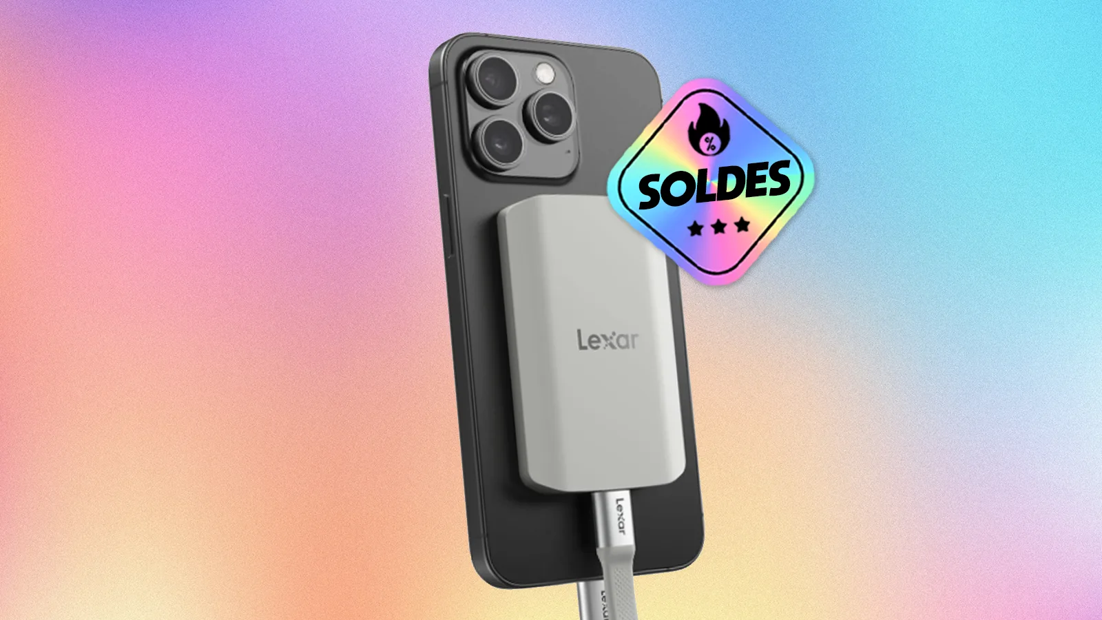 CE SSD DE 1 TO COMPATIBLE MAGSAFE ET AVEC LES IPHONE PERD 30 EUROS POUR LES SOLDES AMAZON