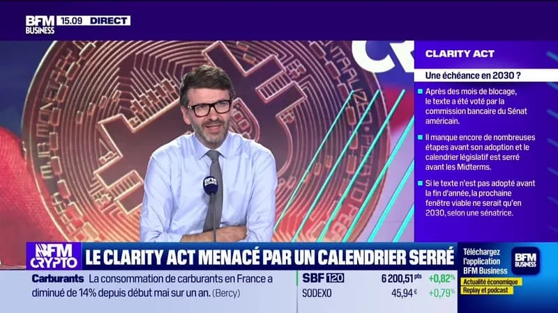BFM CRYPTO, LES PROS : LE CLARITY ACT MENACÉ PAR UN CALENDRIER SERRÉ – 22/05