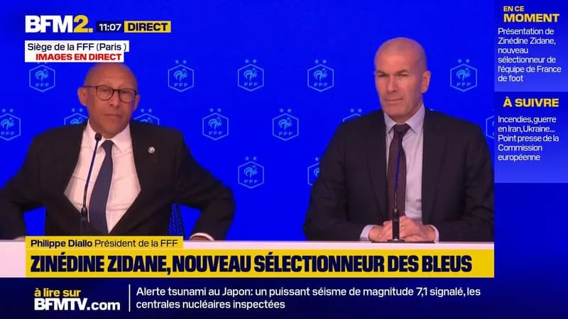 ZINÉDINE ZIDANE DEVIENT LE NOUVEAU SÉLECTIONNEUR DE L’ÉQUIPE DE FRANCE DE FOOTBALL