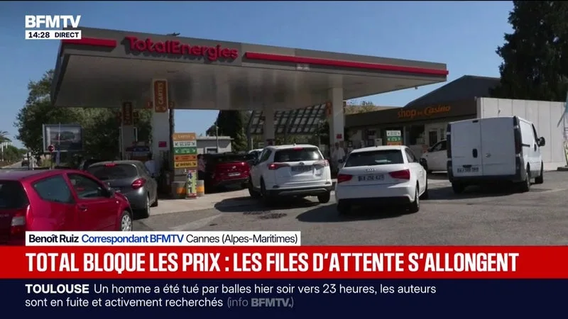 PRIX DES CARBURANTS: TOTAL MAINTIENT SON PLAFONNEMENT, LES AUTOMOBILISTES SE RUENT DANS LES STATIONS