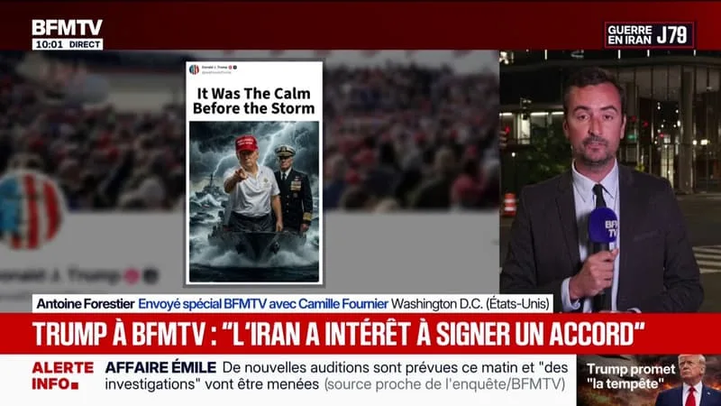 LA MISE EN GARDE DE DONALD TRUMP À L’IRAN: « LE CALME AVANT LA TEMPÊTE »