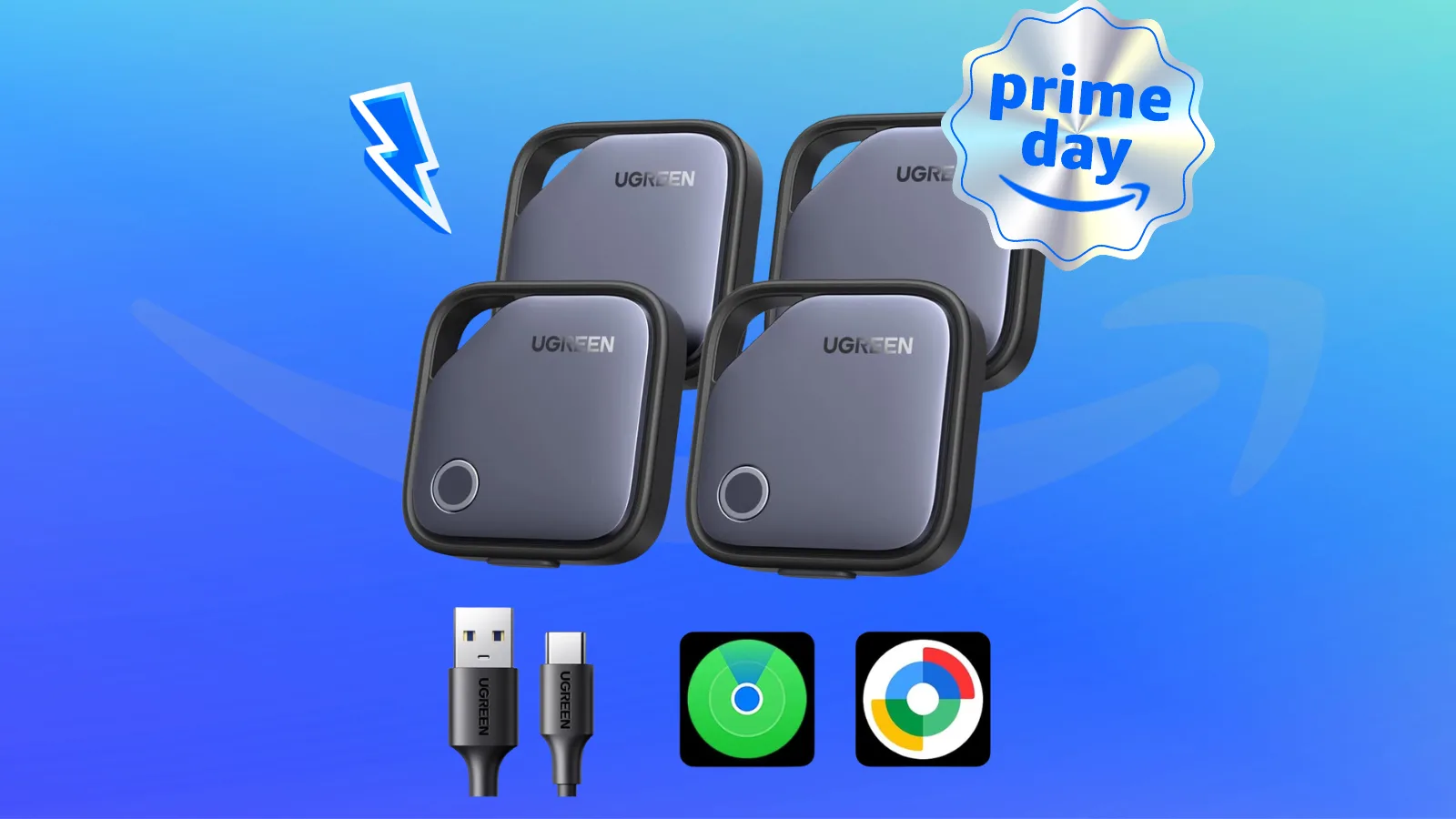PRIME DAY : CE LOT DE 4 TRACEURS BLUETOOTH CHUTE À 29,99€, UNE SOLUTION POUR LES BAGAGES D’ÉTÉ