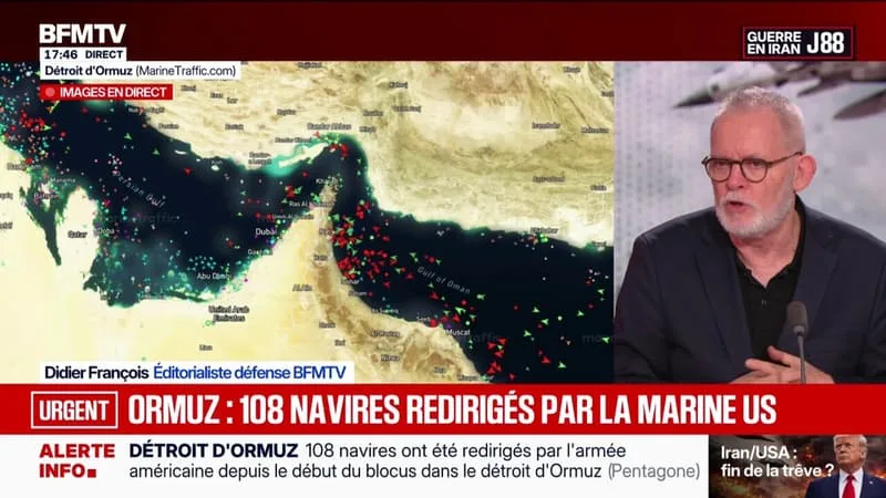 DÉTROIT D’ORMUZ: 108 NAVIRES ONT ÉTÉ REDIRIGÉS PAR L’ARMÉE AMÉRICAINE DEPUIS LE DÉBUT DU BLOCUS
