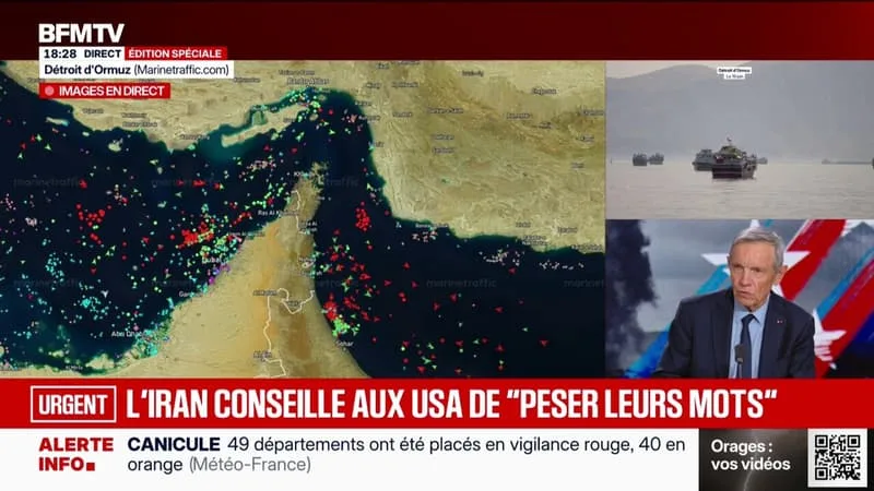 L’IRAN CONSEILLE AUX ÉTATS-UNIS DE « PESER LEURS MOTS » APRÈS LE MESSAGE DE DONALD TRUMP