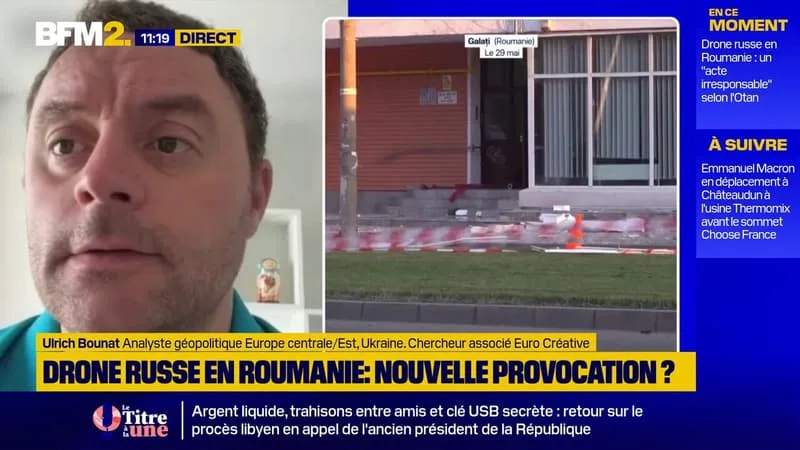 DRONE RUSSE EN ROUMANIE: « VLADIMIR POUTINE ESTIME QU’IL PEUT S’EN TIRER À BON COMPTE EN FLIRTANT AVEC LES LIMITES », POUR URICH BOUNAT, ANALYSTE GÉOPOLITIQUE