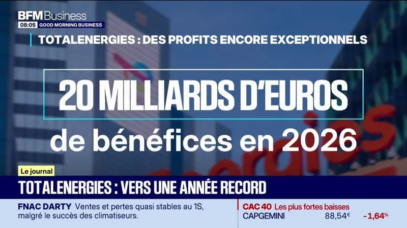TOTALENERGIES : VERS UNE ANNÉE RECORD