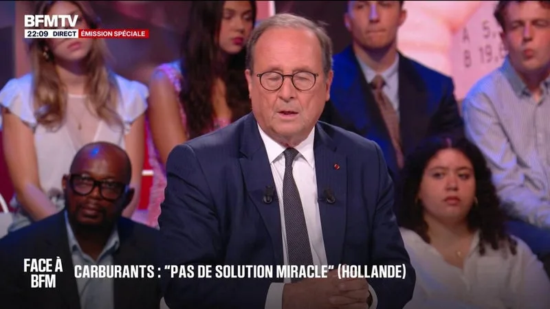 HAUSSE DU PRIX DES CARBURANTS: « IL N’Y A PAS DE SOLUTION MIRACLE », JUGE FRANÇOIS HOLLANDE, ANCIEN PRÉSIDENT DE LA RÉPUBLIQUE
