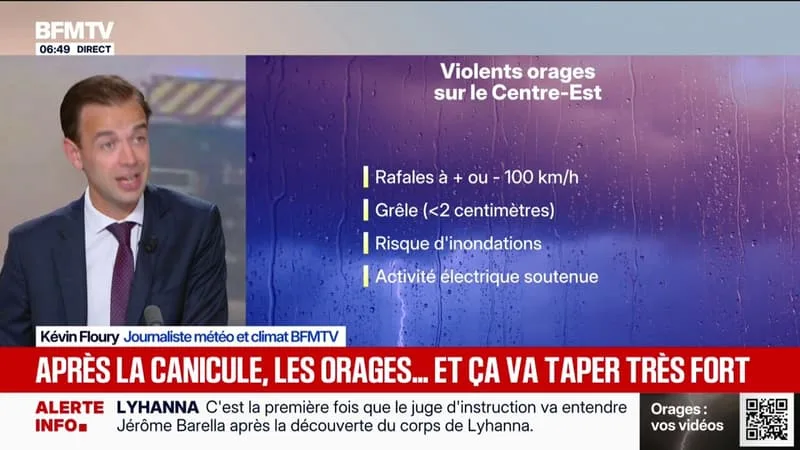 LA VIGILANCE ROUGE CANICULE LEVÉE PARTOUT EN FRANCE, 11 DÉPARTEMENTS EN ORANGE POUR DES RISQUES D’ORAGES VIOLENTS