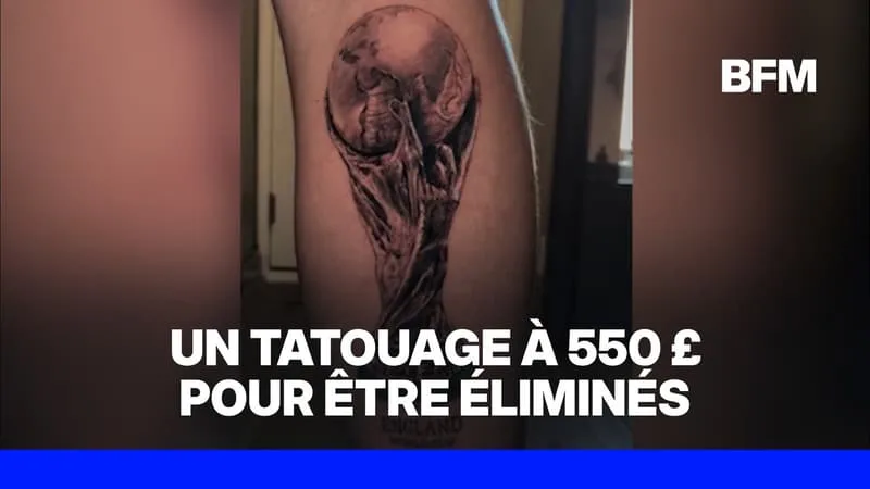 MONDIAL 2026: AVEC L’ÉLIMINATION DE L’ANGLETERRE, CE SUPPORTER RISQUE DE REGRETTER SON TATOUAGE