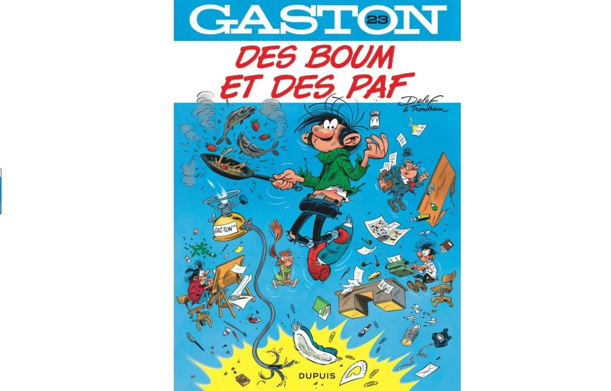 « DES BOUM ET DES PAF »… GASTON LAGAFFE MET LA GOMME AVEC SON NOUVEL ALBUM