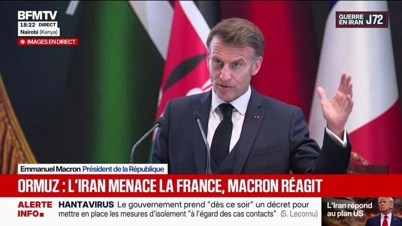 ORMUZ: « IL N’A JAMAIS ÉTÉ QUESTION D’UN DÉPLOIEMENT, MAIS ON SE TIENT PRÊT », ASSURE EMMANUEL MACRON