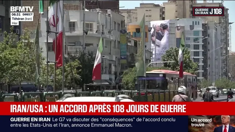LES ÉTATS-UNIS ET L’IRAN CONCLUENT UN ACCORD À L’ISSUE DE 108 JOURS DE GUERRE