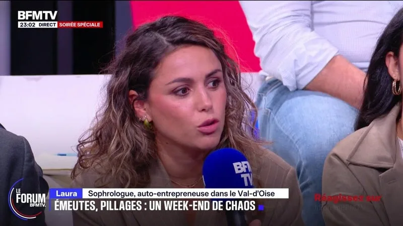 FORUM BFMTV – « ON A MUSELÉ LES FRANÇAIS, ON NE NOUS ÉCOUTE PLUS, ON NE NOUS ENTEND PLUS », ESTIME LAURA, SOPHROLOGUE, AUTO-ENTREPRENEUSE