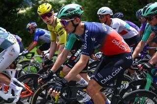 TOUR AUVERGNE-RHÔNE-ALPES. « C’ÉTAIT UNE BELLE JOURNÉE », SE RÉJOUIT PAUL SEIXAS APRÈS SON NUMÉRO LORS DE LA 6E ÉTAPE