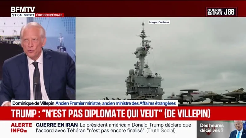 « LA FRANCE PEUT AIDER DANS PLUSIEURS CRISES », ESTIME DOMINIQUE DE VILLEPIN, ANCIEN PREMIER MINISTRE