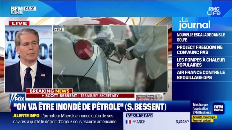 « ON VA ÊTRE INONDÉ DE PÉTROLE » DIT SCOTT BESSENT